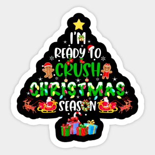 Ginger Christmas Tree Season Santa Claus Ginger Tree Sticker